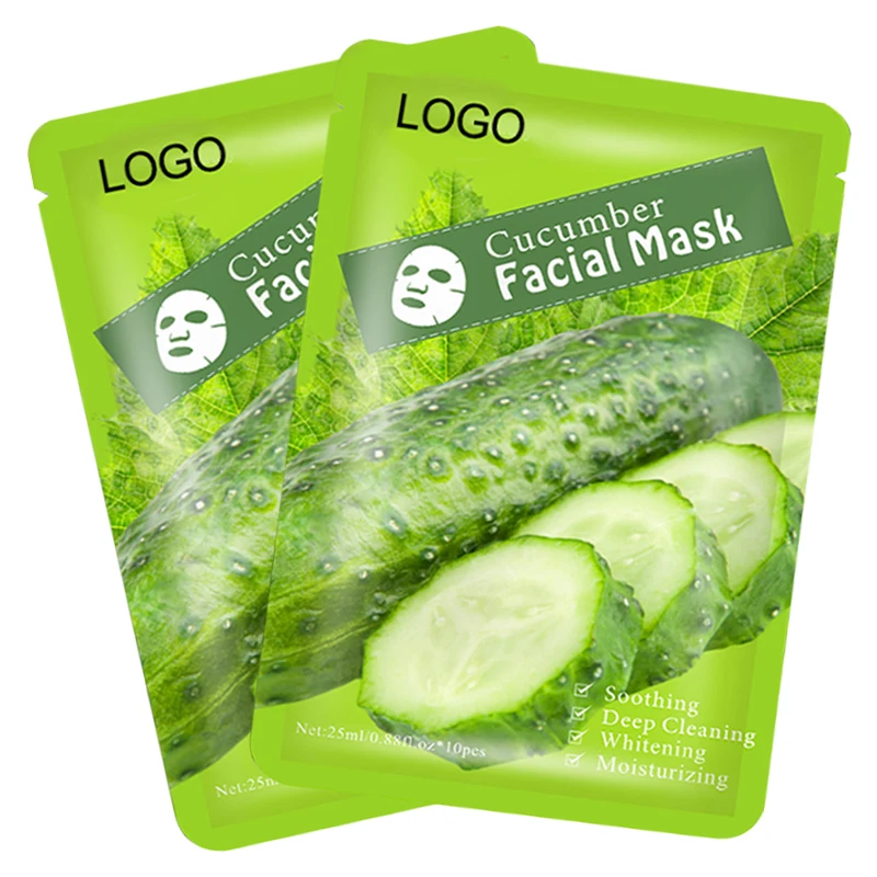 Natural Cucumber Moisturizing Deep Cleaning Moisturized Sheet Face Mask