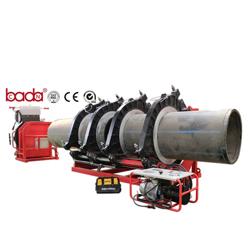 SHBD1000 pe pipe hot melt equipment polypropylene pipe welder PE butt welding machine  for hdpe pipe