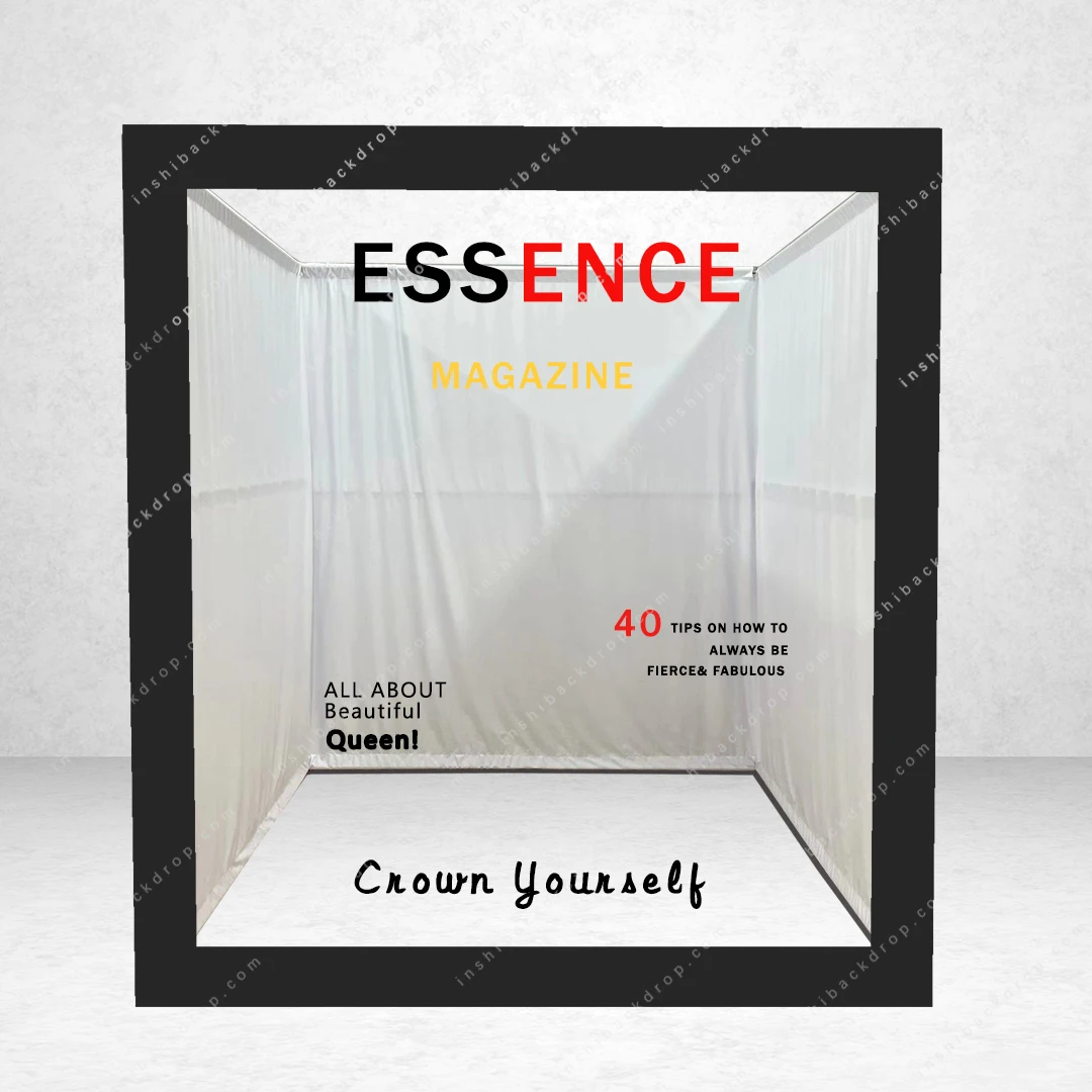 outdoor Portable newspaper Backdrop sticker print wedding Magazine box photo booth