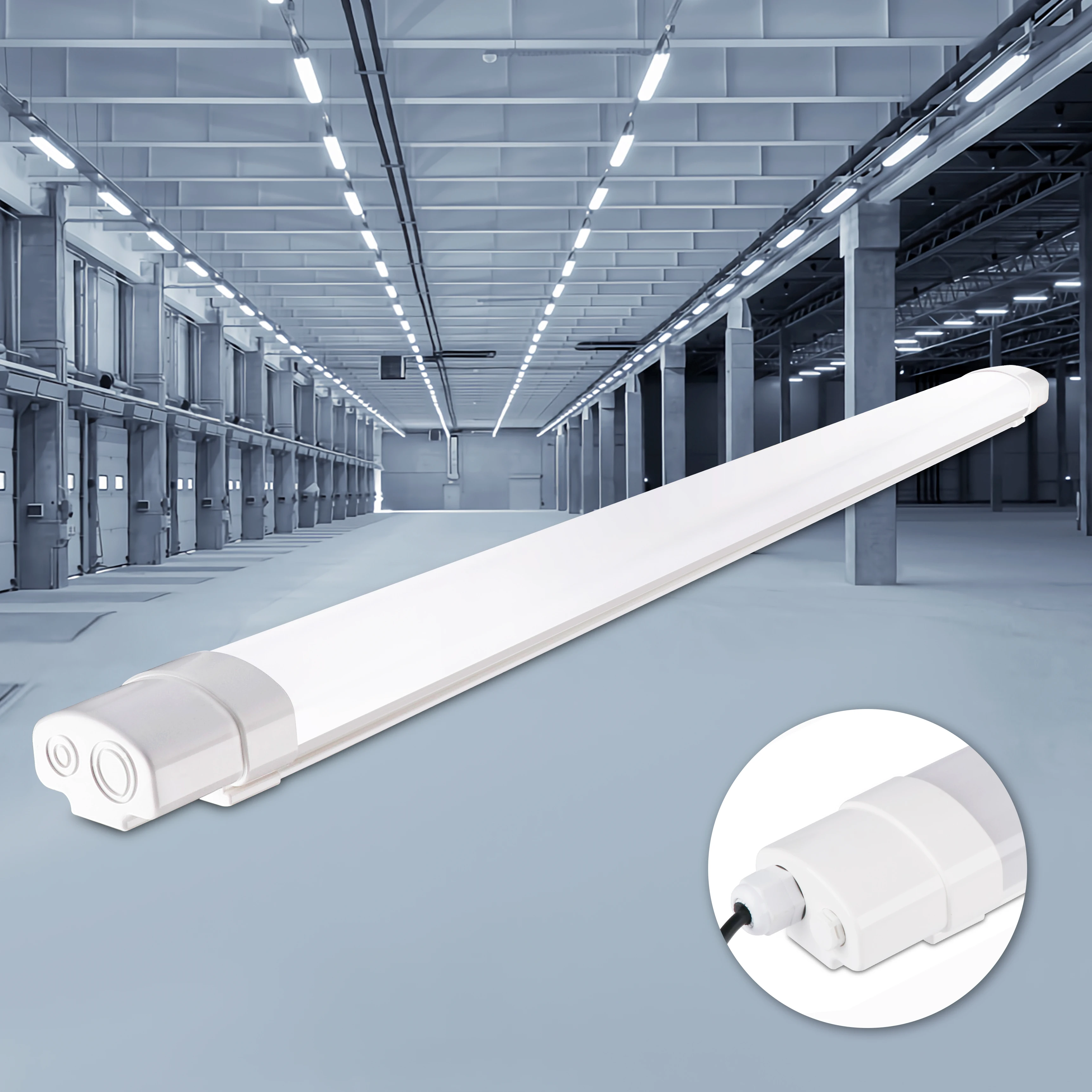 factory custom tri-proof lamp led tri proof high brightness  high illumination high lumen high power led linear batten fixture