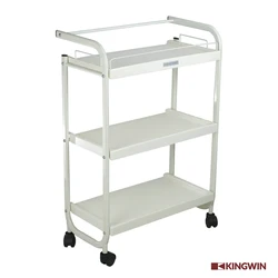 beauty salon trolley SPA Cart with Plastic Shelves