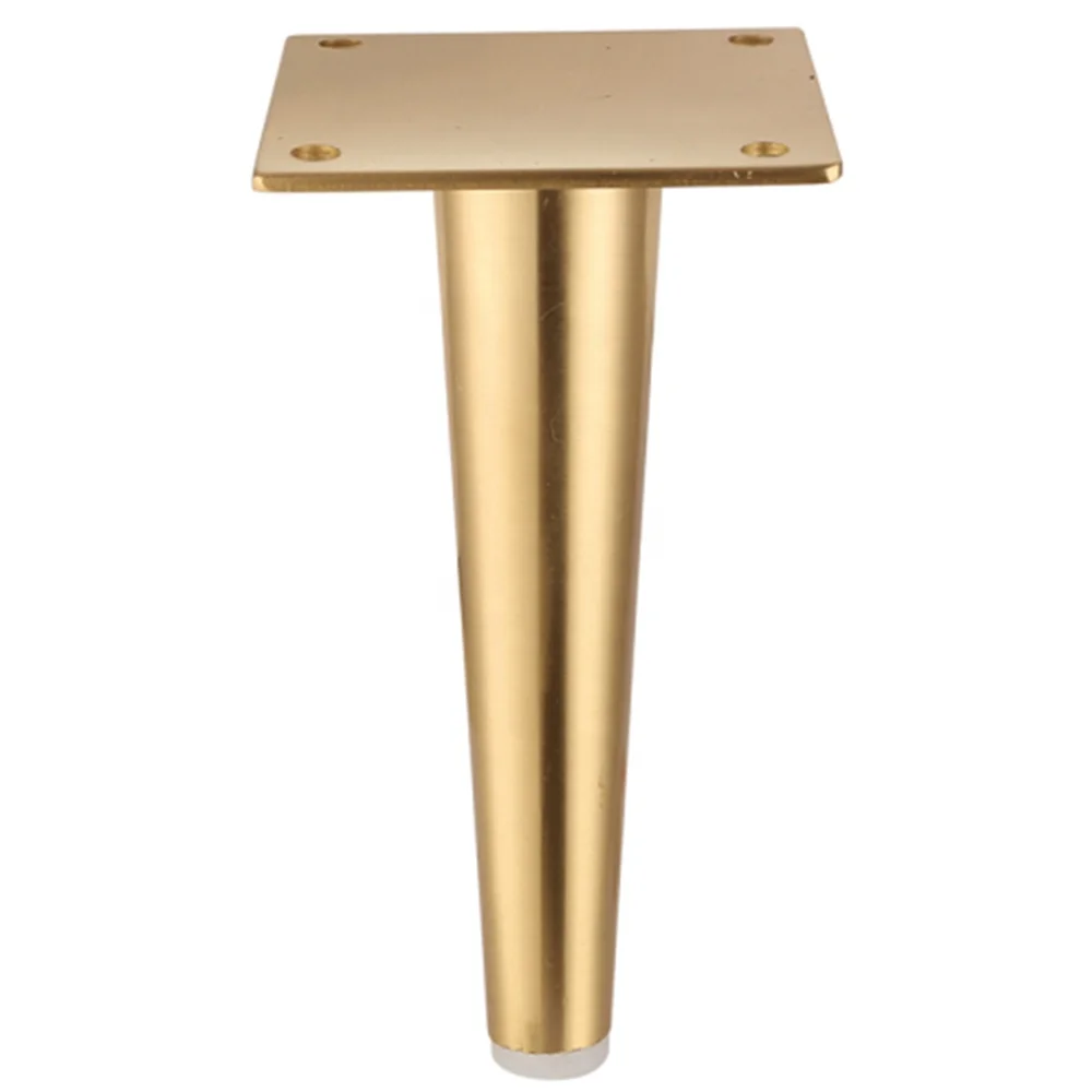 Customizable Metal Taper Pipe Sofa leg Iron Accessories Furniture Hardware For Table Feet