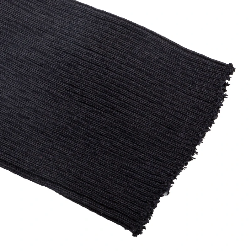 Custom Flame Retardant Rib Knit Fabric Seamless Collar Cuffs Flat Aramid 3A Knit 2+2 Spandex Rib Cuff for Woven Garment Cuffs