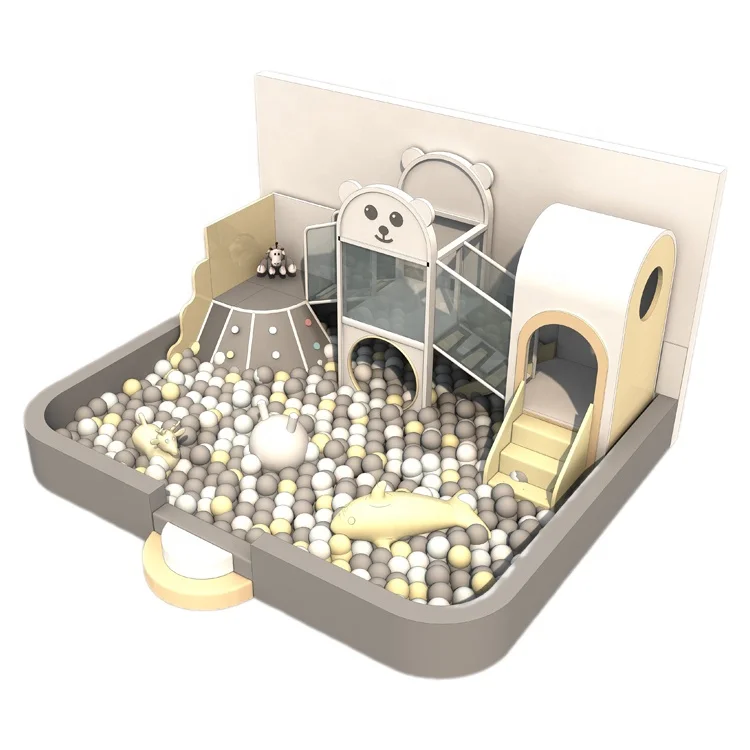 Indoor Playground Equipment Manufacturer Children Interactive Game Ball Pit Soft Play Center Modern Amusement Park Carousel