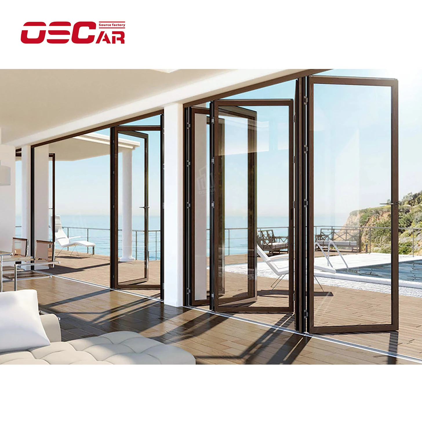 Oscaracso Heavy Duty Aluminium Metal Wooden Flag Door Hinge Stainless Steel Pivot Door Hinge For Libya Market
