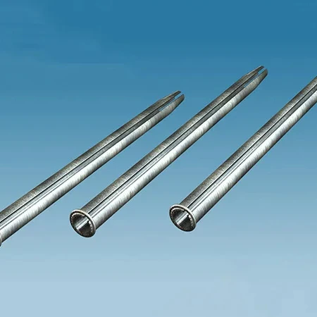 Galvanized Rock Bolt Steel Anchor Bar Mining Roof Friction bolts Seam Pipe Split Sets Rock Bolt