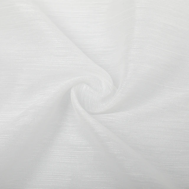 Promotional Various Low prices IFR embroidered linen voile natural sheer curtain fabric for hotel