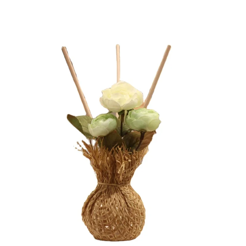 30ml High Quality  Custom Gift Box Home Decoration Luxury reed diffuser stick with flower