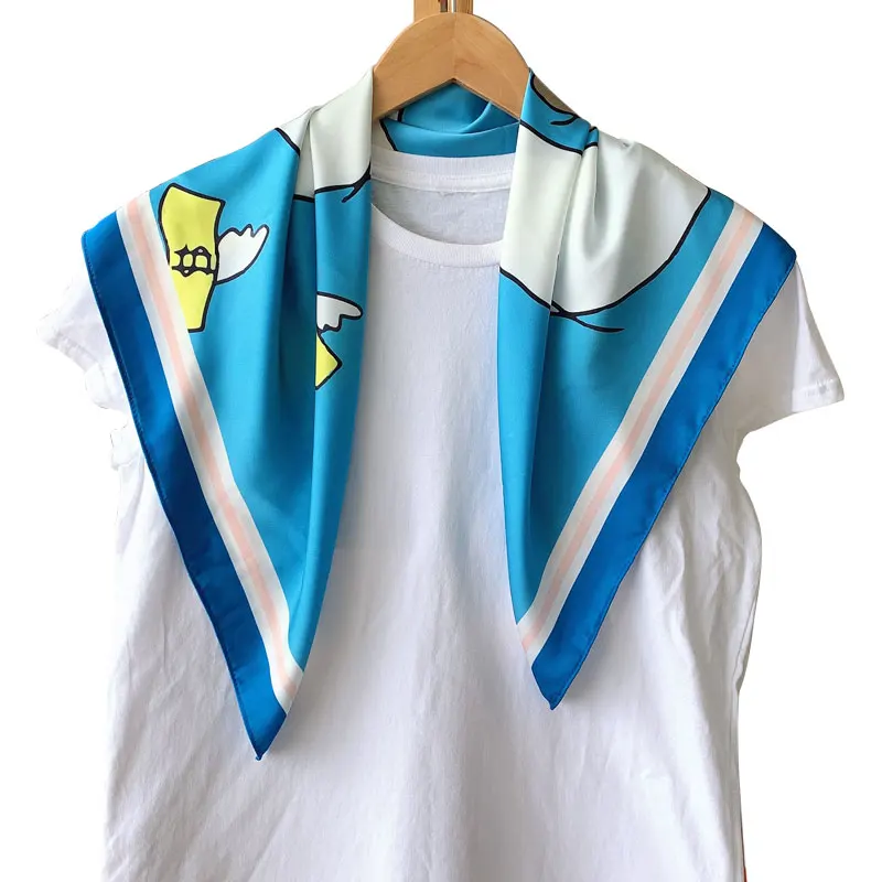 Роскошное Качество обеспечивает дизайн шелковые шарфы принимают индивидуальные шелковые шарфы с принтом