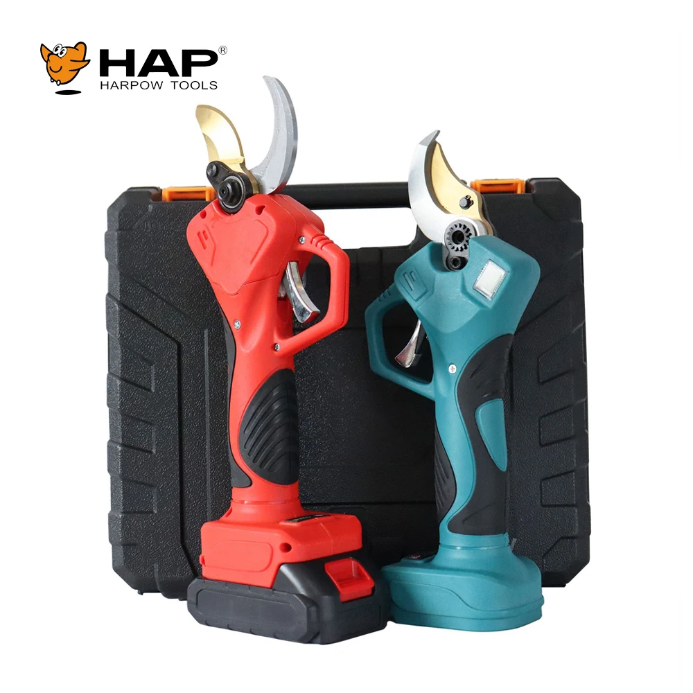 Portable Battery Powered 0-28mm Cutting Range Electric Shears Tree Branch Pruner For Gardening