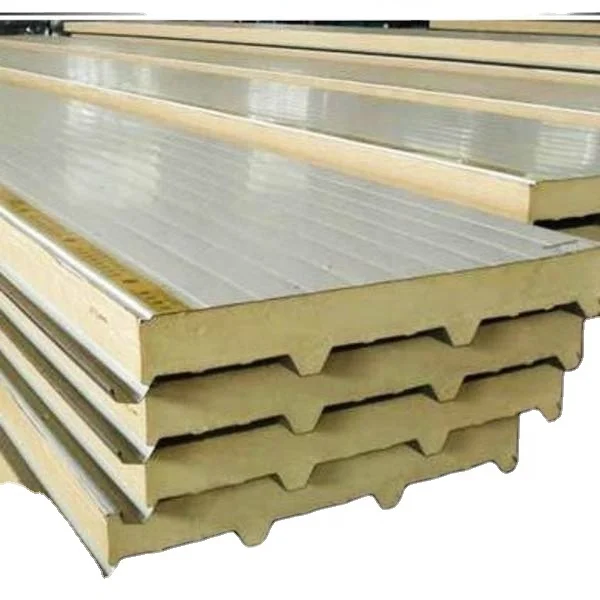 Factory price PU PIR sandwich panels roof wall Fireproof water resistance sandwich board for warehouse sales price