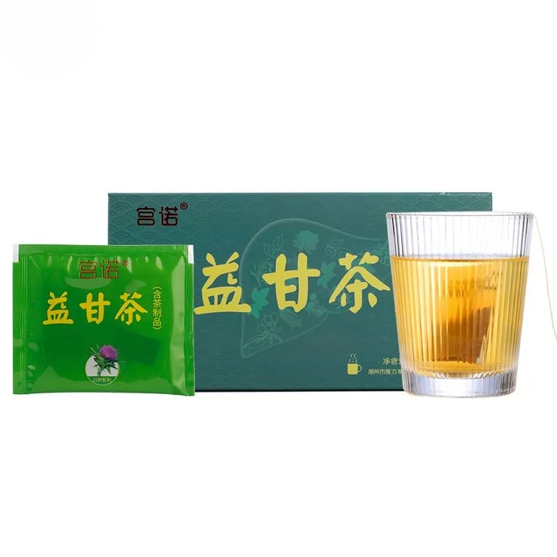 Support liver health milk thistle alcoholic fatty liver detox healthcare herbal tea supplement