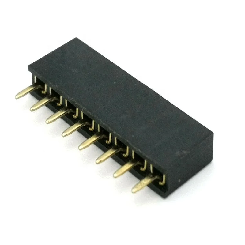 
2.54mm 4pin Female Header ,gold plated ,U-type pin contact ,Single Row Straight ,plastic height of 3.5, 5.0, 7.1, 7.5 