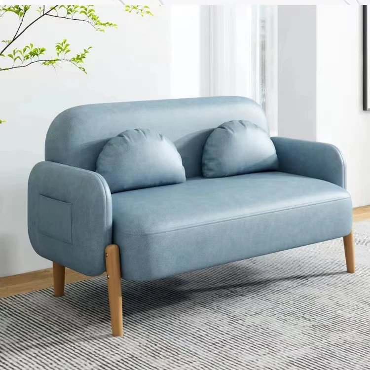 Nordic Simple Small Apartment Light Luxury Designer Sofa Modern Creative Leisure Living Room Multi Person Fabric Sofa