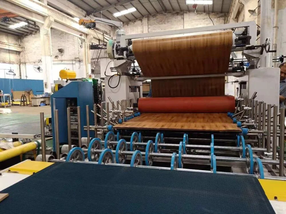 Multi-Function Woodworking Machine 1300 PUR Paper PVC Film And Panel Laminating And Wrapping Machine For Making Door Panel