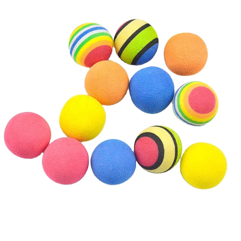 Colorful EVA foam ball pu sponge stress foam ball