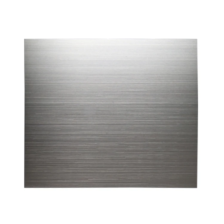 China Tisco Iron and Steel 201 304 304L 316 316L 410 430 Hairline Finish Stainless Steel Sheet