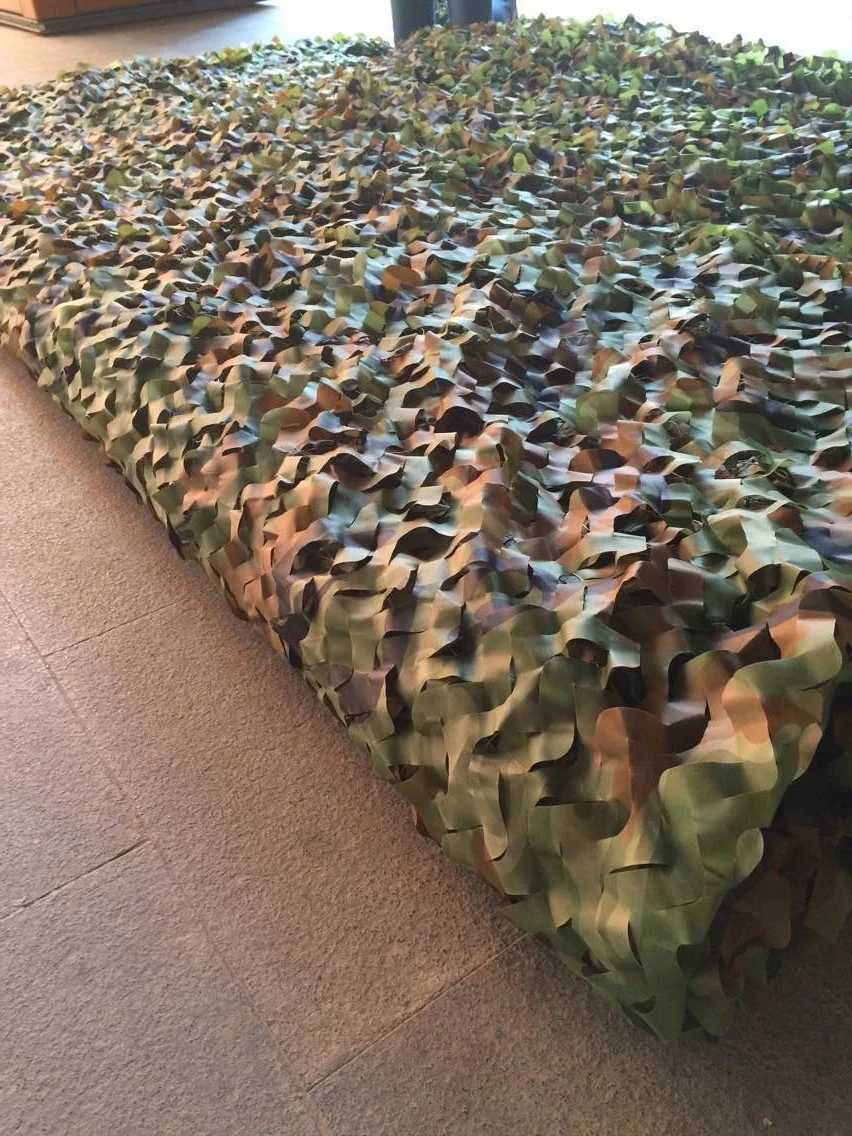 Woodland camouflage net camo car cover 2.5m x 6m
