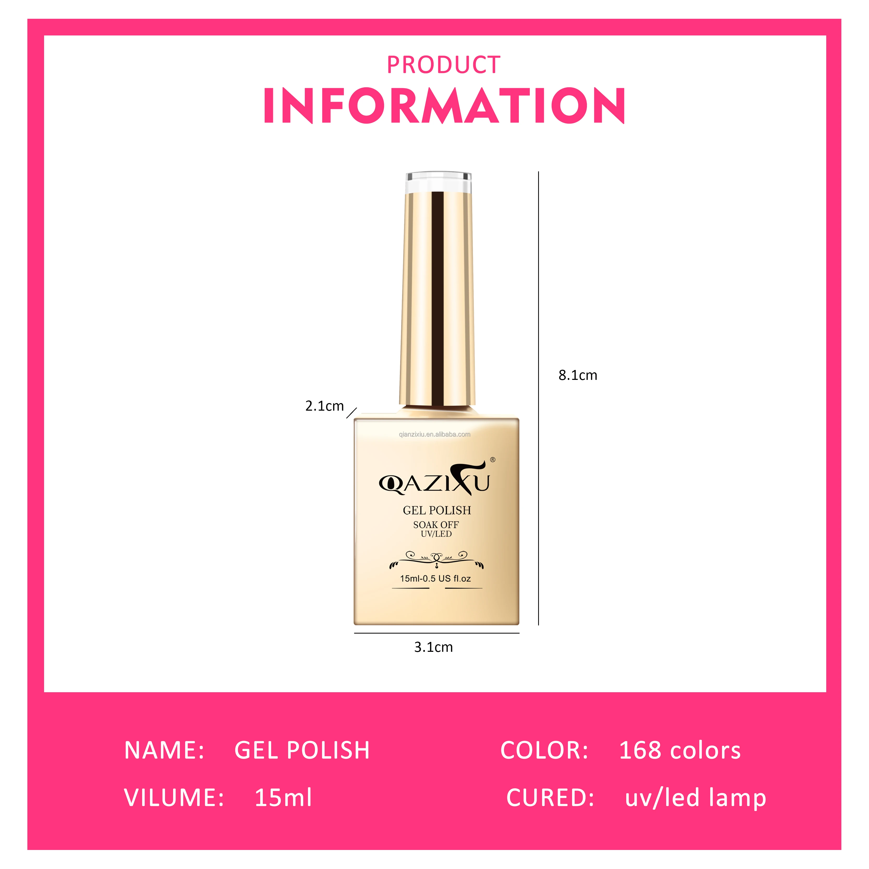 Salon Wholesale Newest 15ml 168 Colors UV Gel Nail Polish Set Soak Off UV/LED Gel Polish Set OEM/ODM Package Box