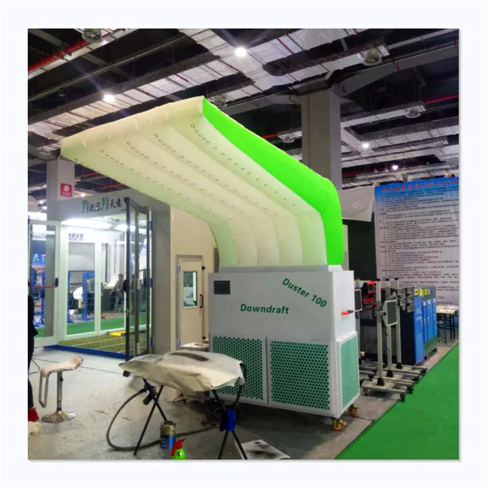 Hot Sale Mobile Prep Station Duster Downdraft Spray Booth