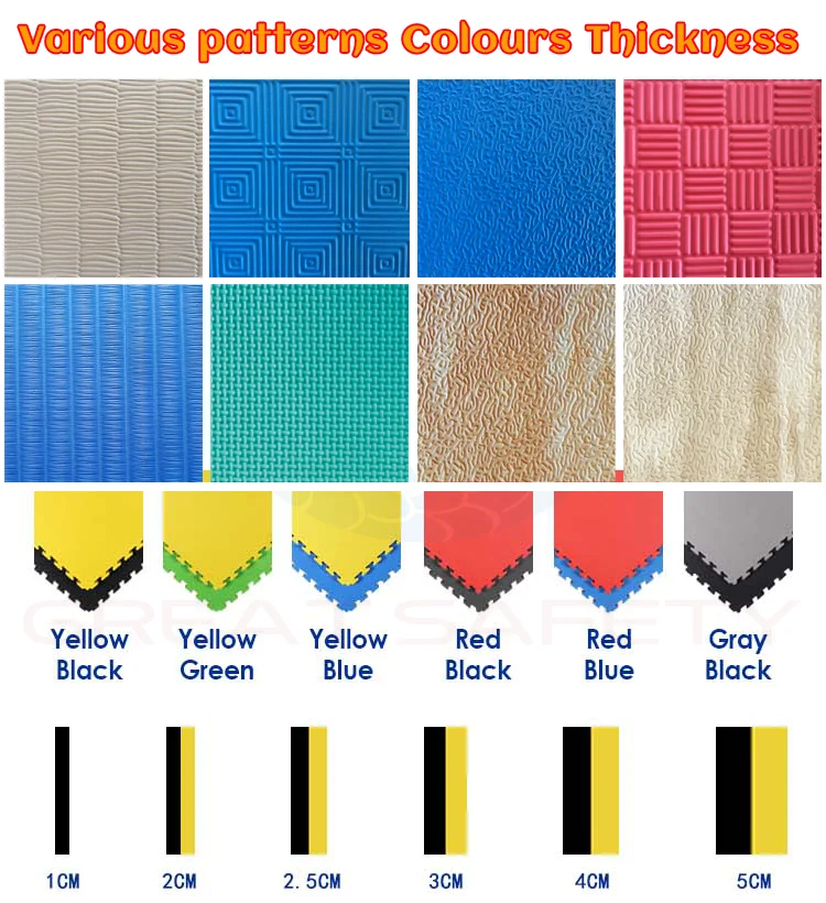 Quick Order Martial Art Mat Multiple density options Taekwondo Mat Karate Customizable Tatami Mat Recommend for you