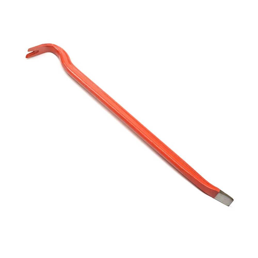 
Enhanced double head claw nail puller wrecking bar with flat groove body 