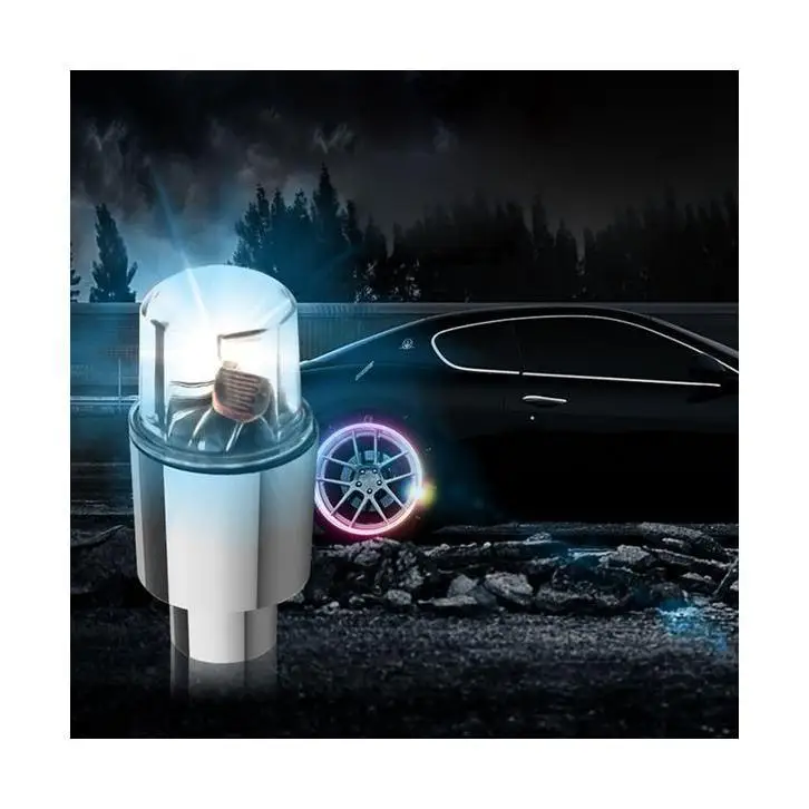 2/4 Pcs Car Wheel Led Light Tire Led Wheels Light Cars With Colorful Motorcycle Wheel Sensation Lights Car