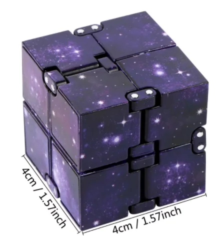 Бесконечность Cube Mini пальчиковая игрушка EDC беспокойство, игрушка для снятия стресса Cube блоки для детей Забавные игрушки Лучший подарок игрушки для детей