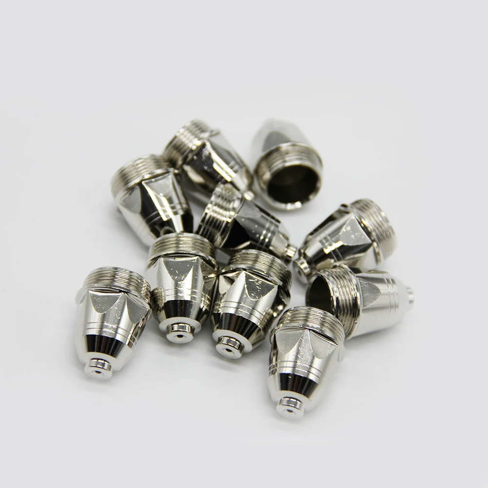 P80 nozzle and electrode cutting Torch machine welding Gold plated P80 electrode nozzle