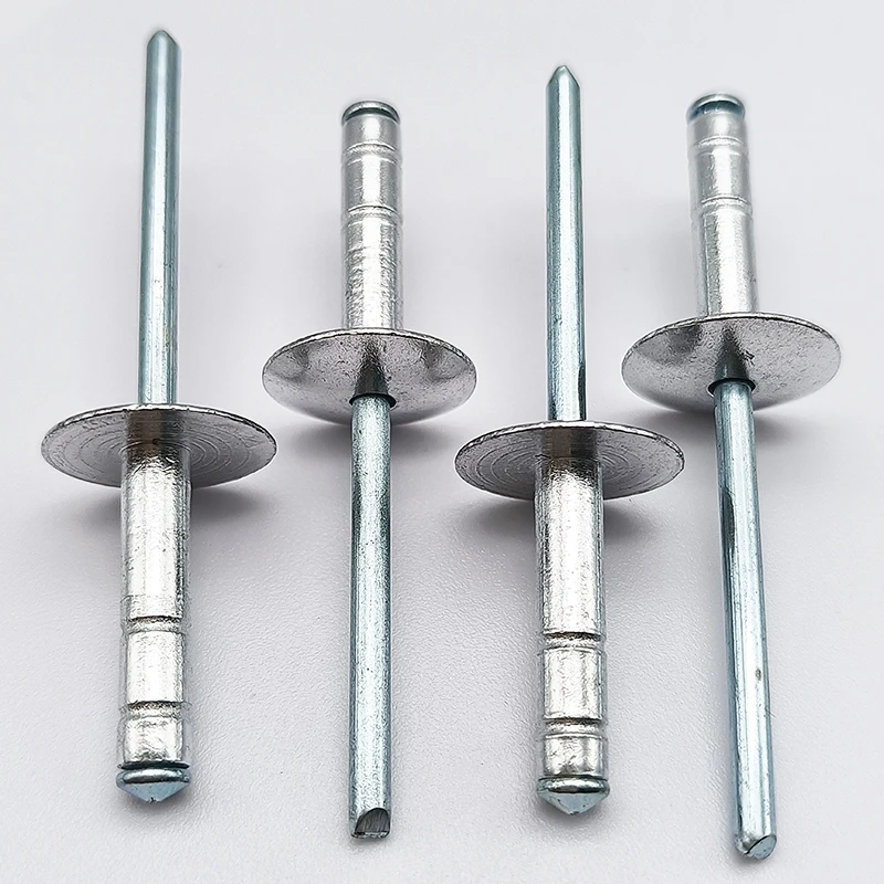 4.8 * 16 mm Multi-grip Open End Dome Head Blind Rivet Aluminum Flange head Pop Rivets