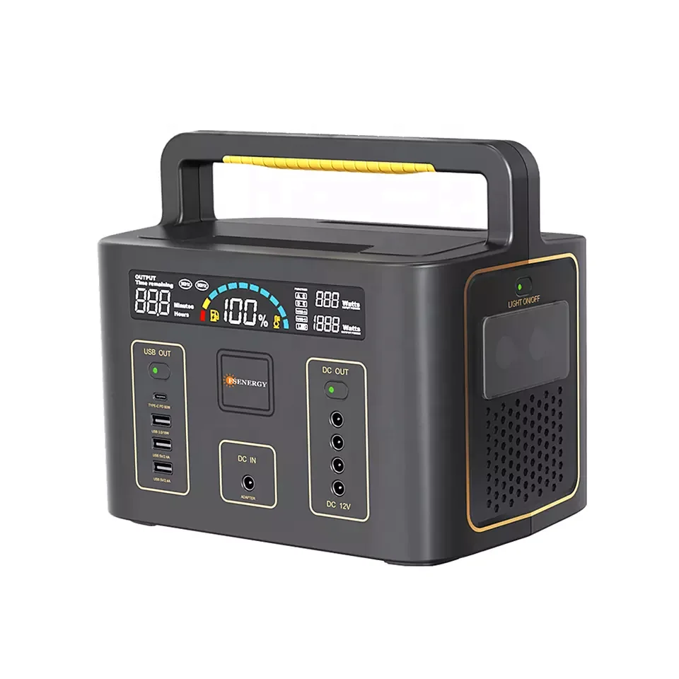 Centrale Electrique 500w Outdoor Energy Storage Container Power Supply Charging Wireless Portable Solar Power Bank Power Station