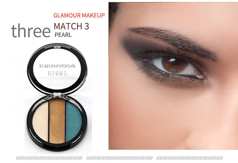 Eye Use and Mineral Ingredient Eyeshadow 12 color matte pearlescent nude makeup beginner