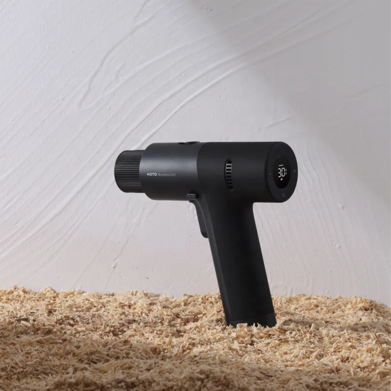 HOTO High Capacity Lithium Battery Pulse or Self-selecting Dual Mode Cordless 10 Bits 8 Drills Power Drill Kit