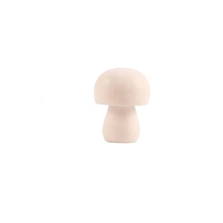 Hot sale high quality home decoration painted wooden mushroom wood peg doll ornaments