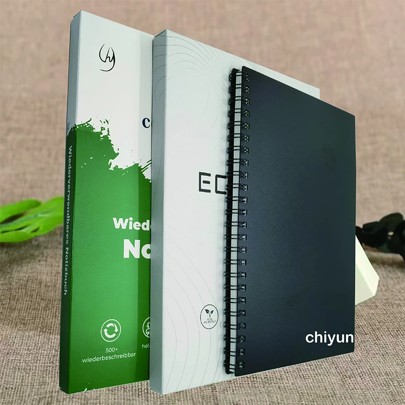 Waterproof Stone Paper A5 Rocketbook Fusion Smart Reusable Notebook with QR code