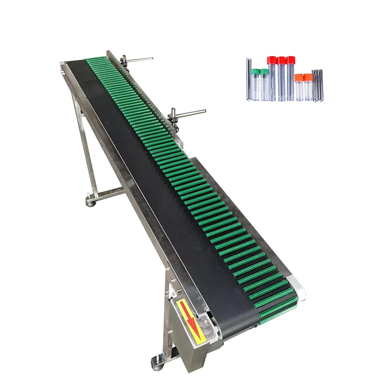 Automatic Customized Conveying Small Bottles Belt Conveyor for Coding Inkjet Machine