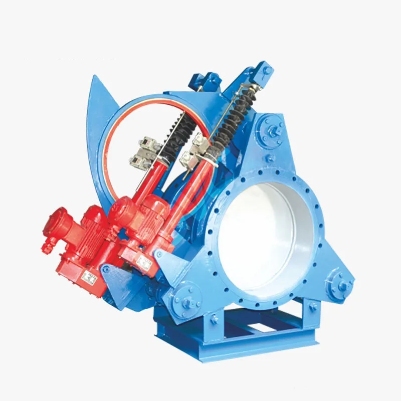 Fabricated gate and goggle valves for a gas pipeline large goggle valve