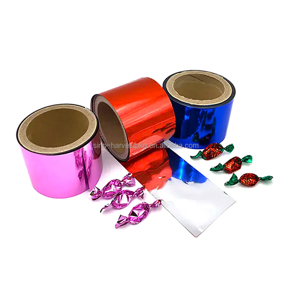 High toughness color printing wholesale high quality metallized aluminum pet film can be used for product packaging