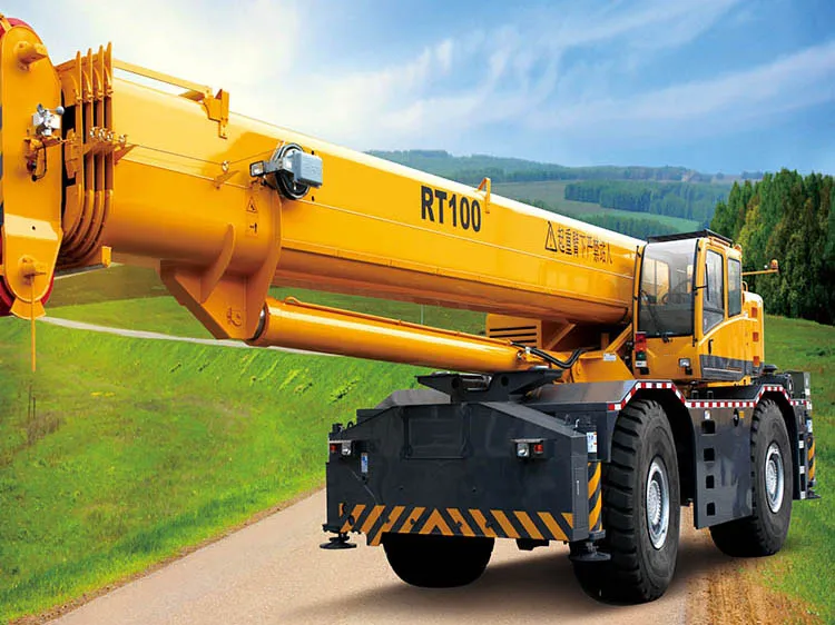 High efficiency Rough Terrain 90Ton crane 90ton Rough Terrain Crane RT90U with spare parts within Lifting Machinery