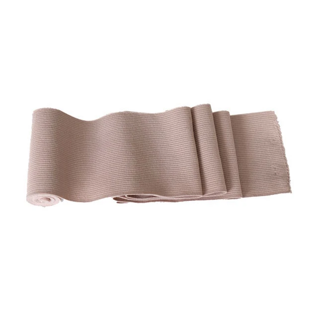 Custom size  4.5m medical strip high compression cotton elastic bandage with aluminium clip