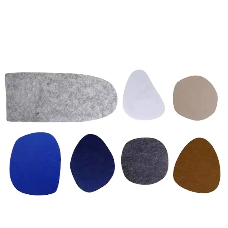Nordic shaped felt coasters Set 7 pieces Coffee mat retro heat cushions Customized Felt Cup pad Drink cushion