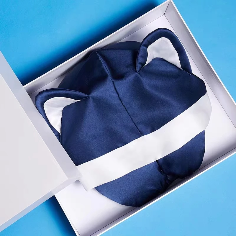 Flying Pillow Cat travel aircraft pillow silk pillowcase hat sleep shading U-shaped neck pillow