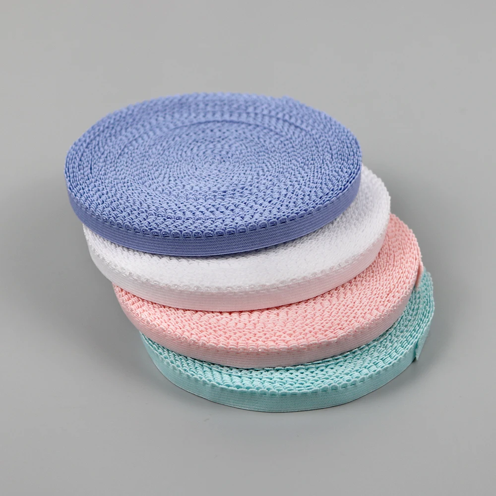 Top Quality Webbing Strap Nylon Strap Spandex Picot Elastic Bands webbing Elastic Band Lingerie Strap