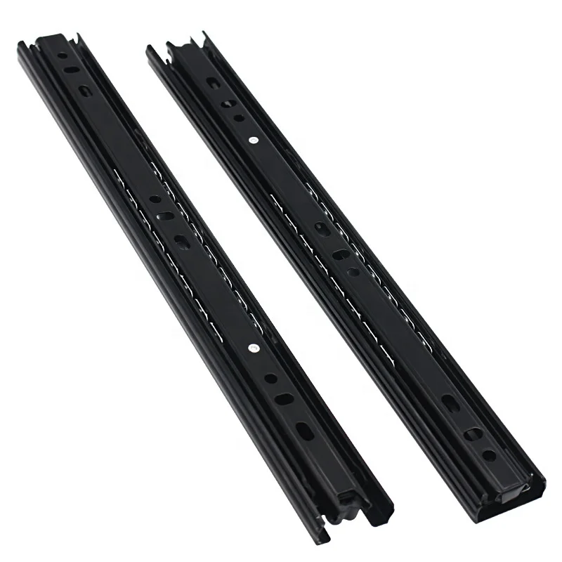 Популярный Стиль, бытовая Бесшумная Выдвижная скользка из твердой стали с шариками шириной 35 мм и толщиной 0,8 мм