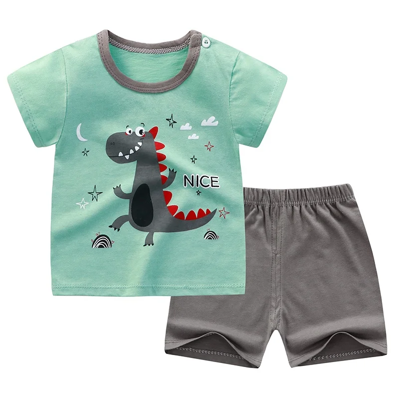 
Baby Clothes Toddler Clothes Boys Girls Clothes Sets Short Sleeves Clothing Set 