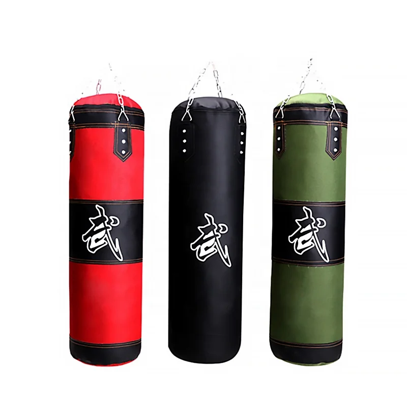 Amamzon Hot Sale  Punch Sandbag Durable Boxing Heavy Punch Bag With Metal Chain