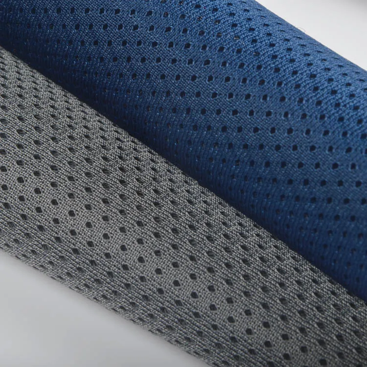 Оптовая продажа флуоресцентных цветов 225GSM 1,5 мм круглая трехслойная сетчатая ткань для рюкзака