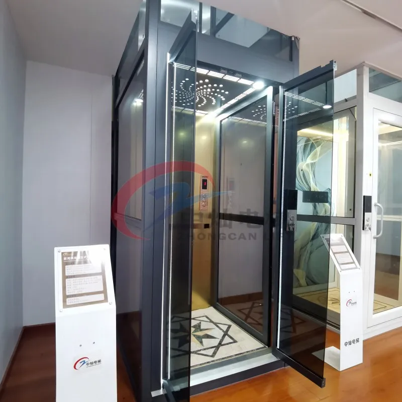 manufacturer indoor one 3 floor glass villa home house lift/ Home China Sightseeing Glass Lift