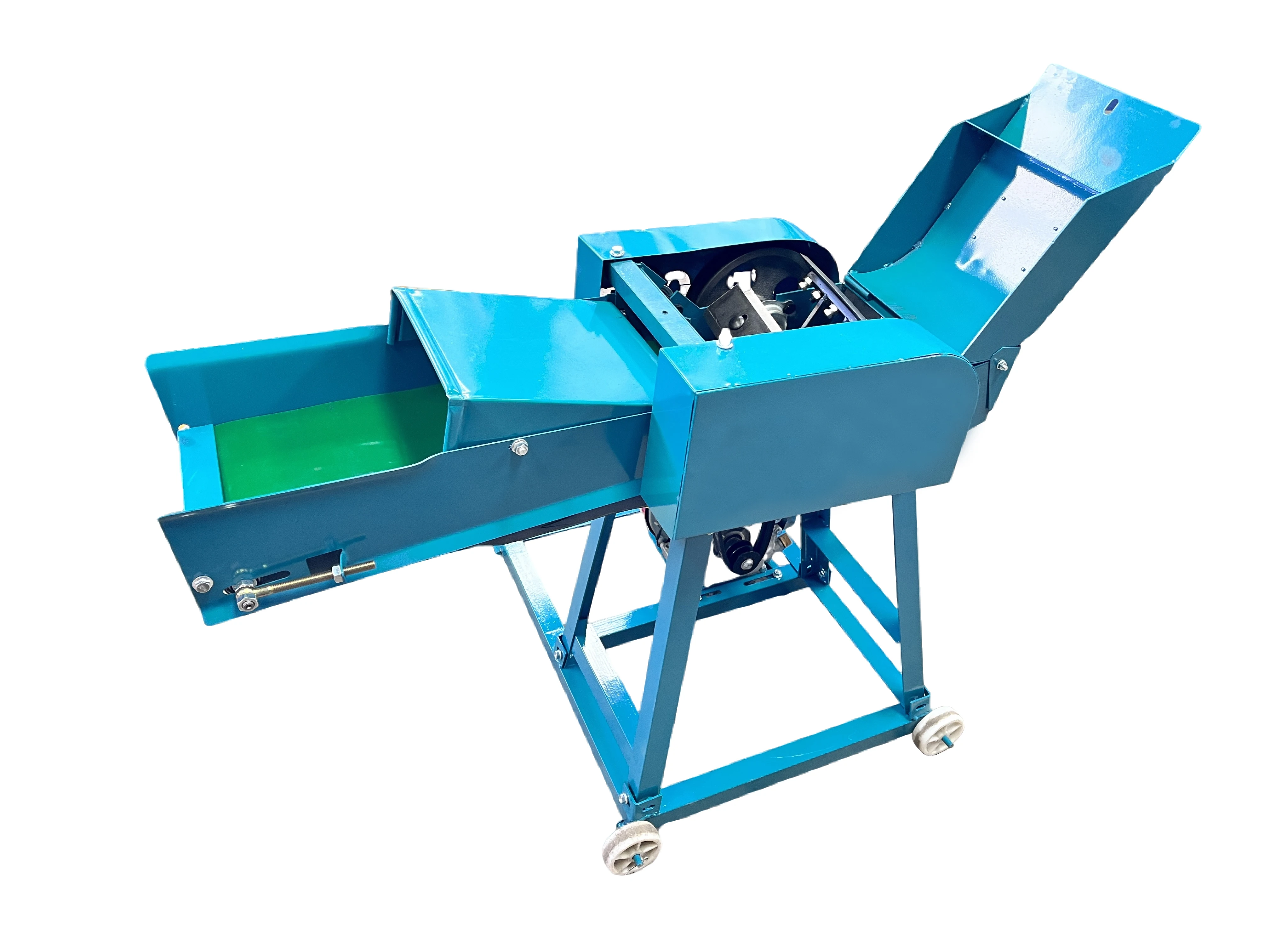 Weiyan Grass Shredder Machine Hay Cutter Home Use Wet And Dry Chaff Cutter 4pcs Blades 0.6-1ton/H For Sale