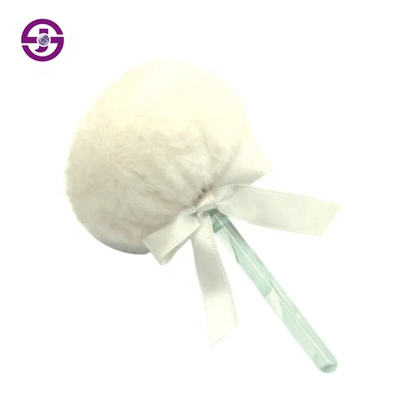 High Quality Body Highlighter Makeup Puffs Long Handle Plush Self Tanner Powder Sponge Applicator Tanning Beauty